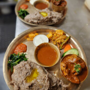 Veggie Nepali Dhindo Ko Thali
